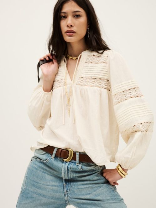 Hovedbilde ba&sh Nemi Blouse Ecru