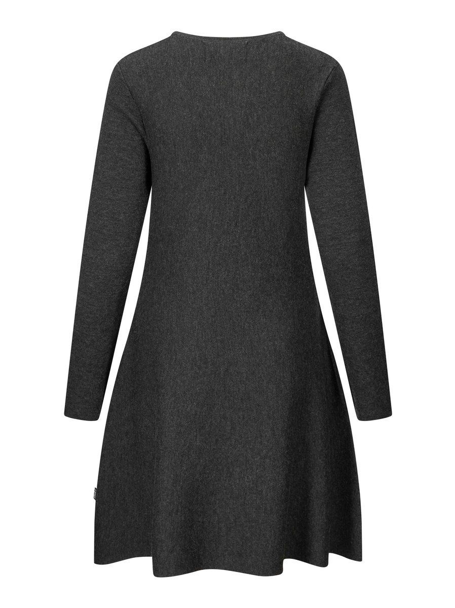 ella&il Cecilie Merino Dress Dark Grey Melange