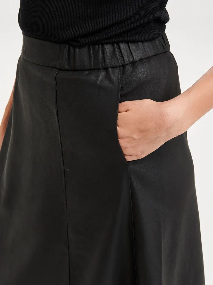 BTF-CPH Sophie Leather Skirt Black