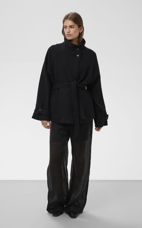 Soaked Angelina Double Breasted Jacket Black