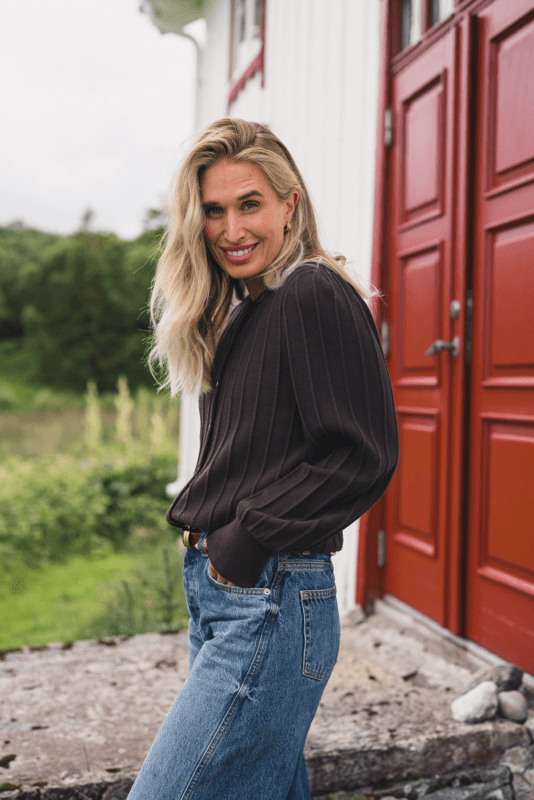 Raus Guru Cardigan Black Coffee