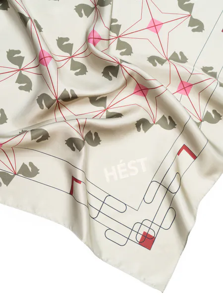 Hovedbilde Hést Eliza Silk Scarf Small ...