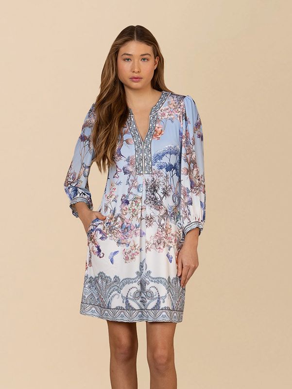 Hale Bob Maisy Dress Blue