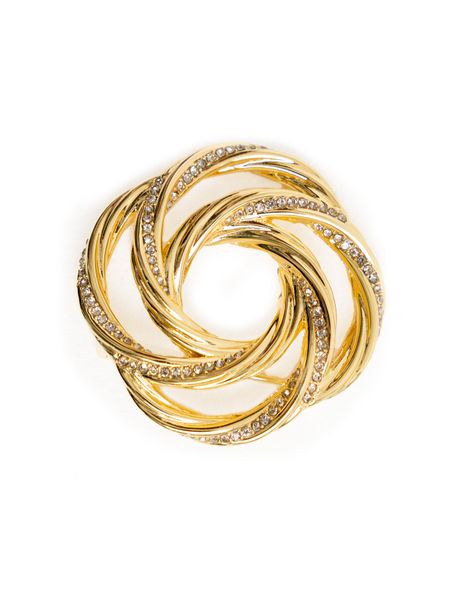 Hovedbilde By TiMo Moon Brooch Gold