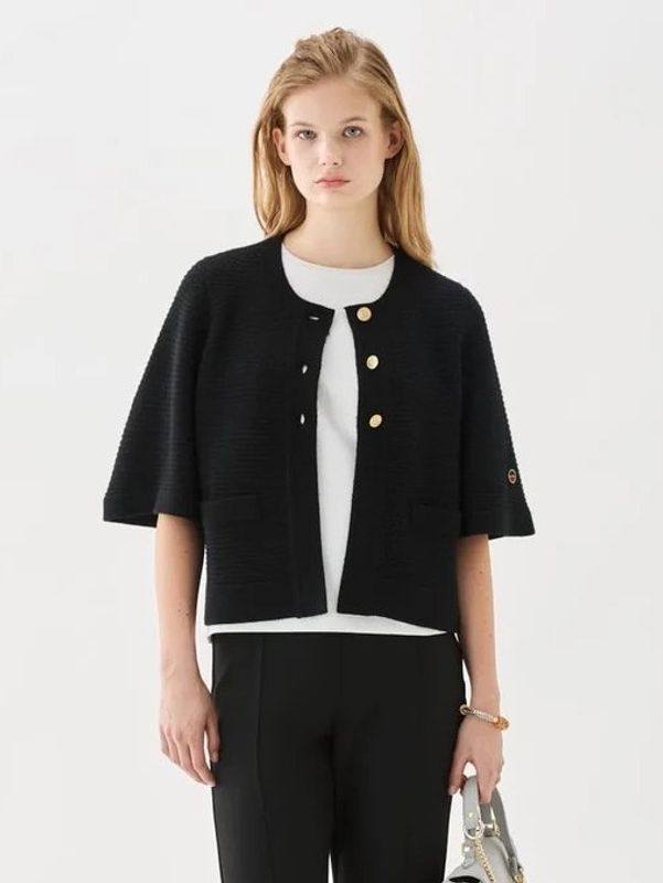 Busnel Palmer Cardigan Black
