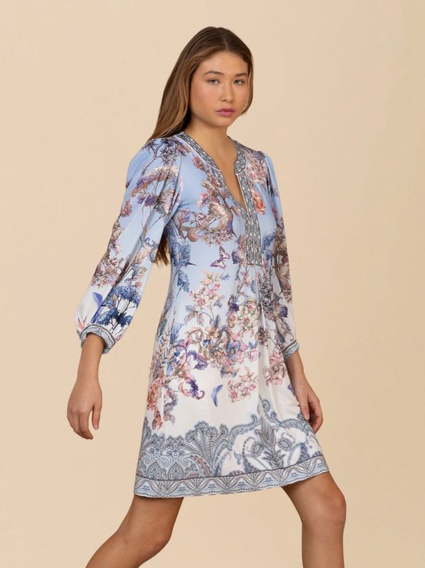 Hale Bob Maisy Dress Blue
