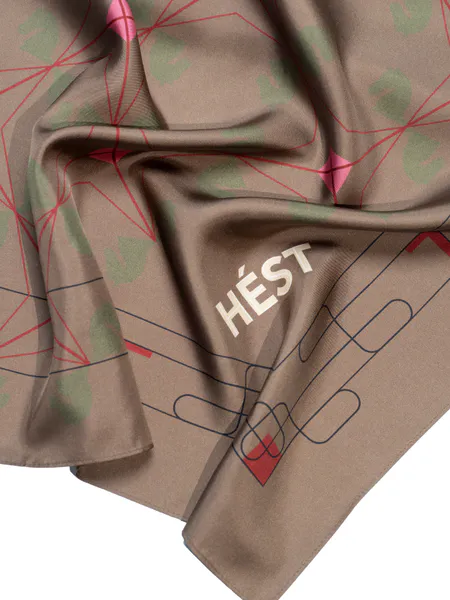 Hovedbilde Hést Eliza Silk Scarf Small ...