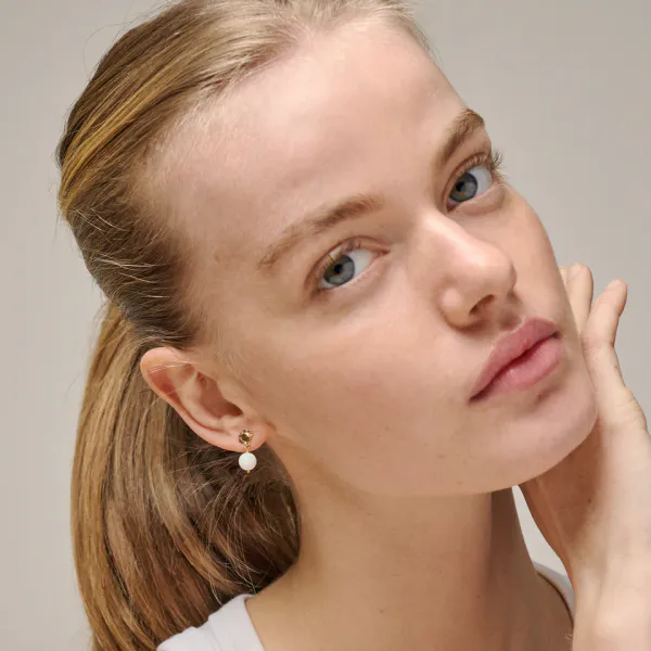 Hovedbilde Enamel Earrings Daystar Globe