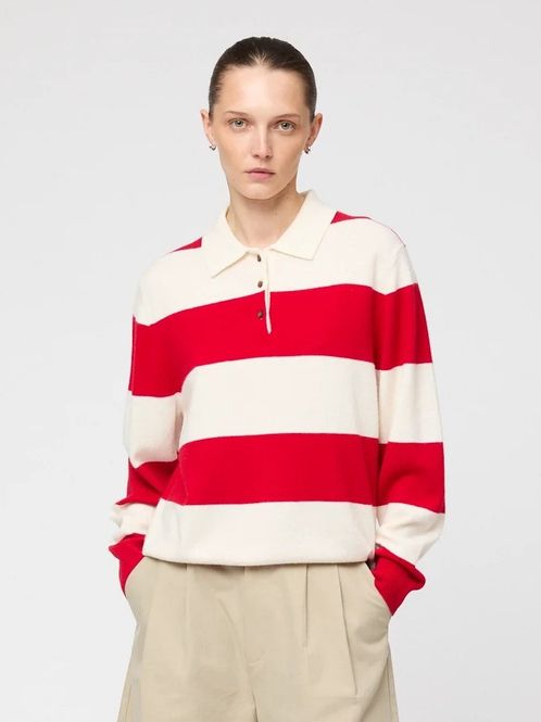 Hovedbilde FWSS Estate Pique Sweater Red ...